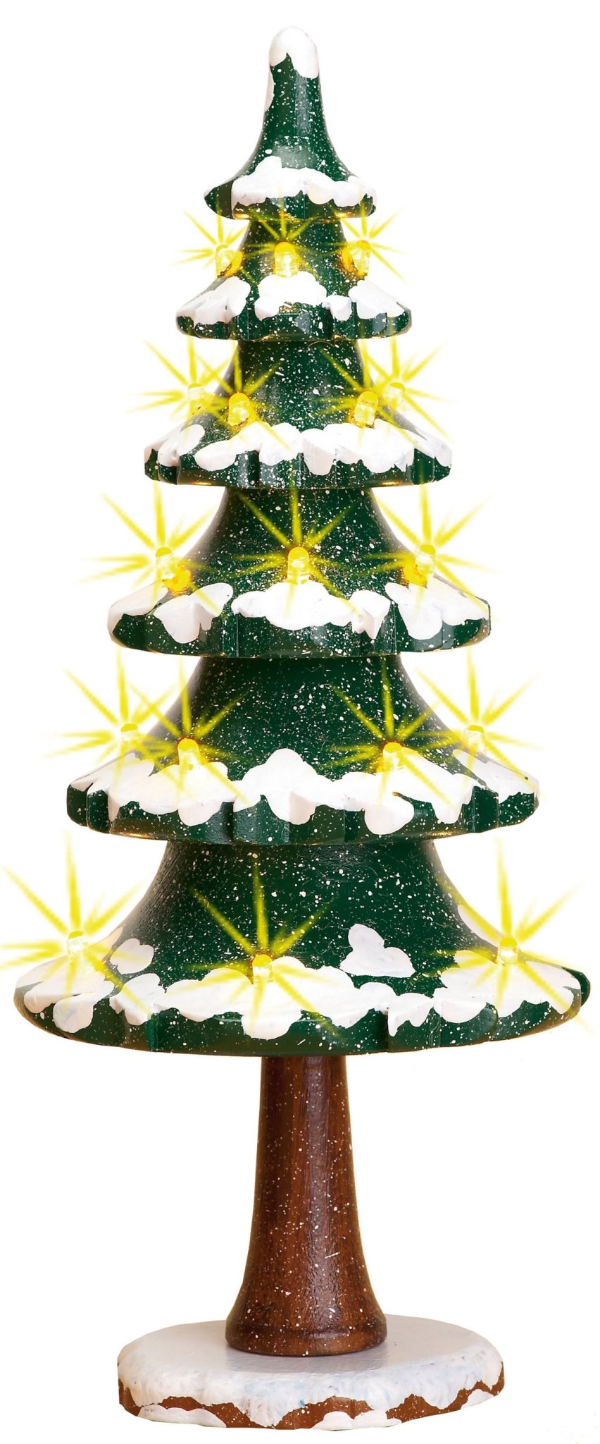 HUB - 110h4402 - Hubrig Volkskunst 'Winterkinder Lichterbaum - elektrisch 22cm'