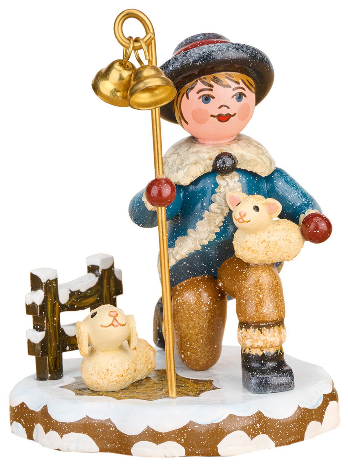HUB - 110h0103 - Hubrig Volkskunst 'Winterkinder Sternsinger - Der gute Hirte 9cm' 2023