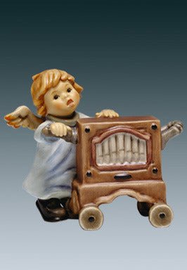 x02 - 135 - 25 - 9 - Hummel Engel spielt Drehorgel Hum 2135/F - Schachtel ohne Aufkleber