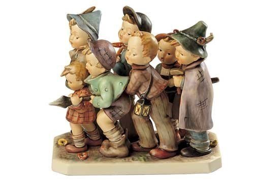 01 - 347 - 01 - 2 - Hummel Figur Die sieben Schwaben 21cm hoch Hum 347 Figuren