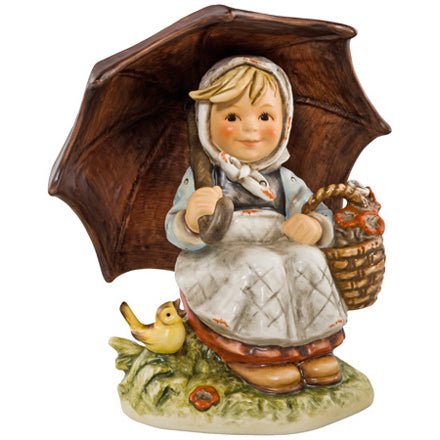 01 - 408 - 00 - 4 - Hummel Figur Gut beschirmt 15cm Hum 408/l Figuren