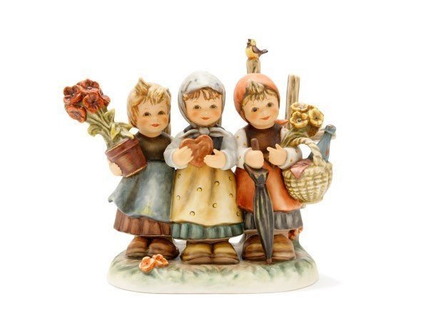 01 - 605 - 01 - 3 - Hummel Figur Ich bring viel Lieb 19cm hoch Hum 605 limitiert