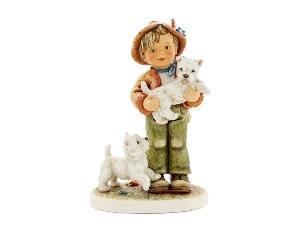 02 - 008 - 03 - 5 - Hummel Figur Masterpiece 2017 Hundepapa 34cm hoch Hum 2008/III Limited Edition