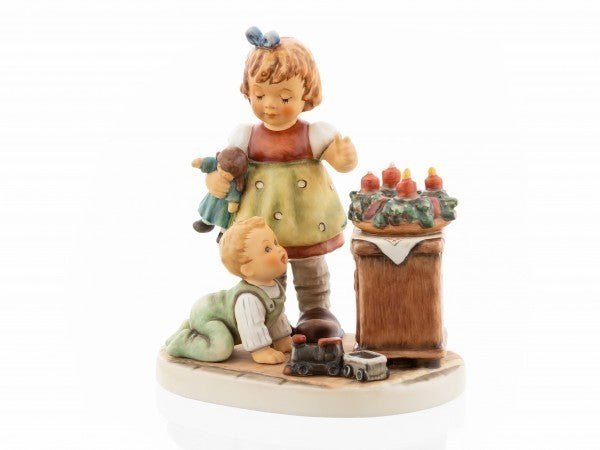 Hum02391001 - Hummel Figur Schau, das zweite Lichtlein brennt schon 14 cm Hum 2391