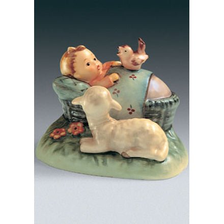 01 - 455 - 01 - 3 - Hummel Figur Wohl behütet 7,0 cm HUM 455