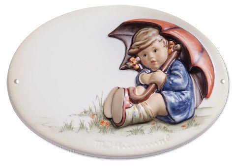 61 - 005 - 02 - 1 - Hummel MIH Türschild Geborgen Mädchen ohne Beschriftung