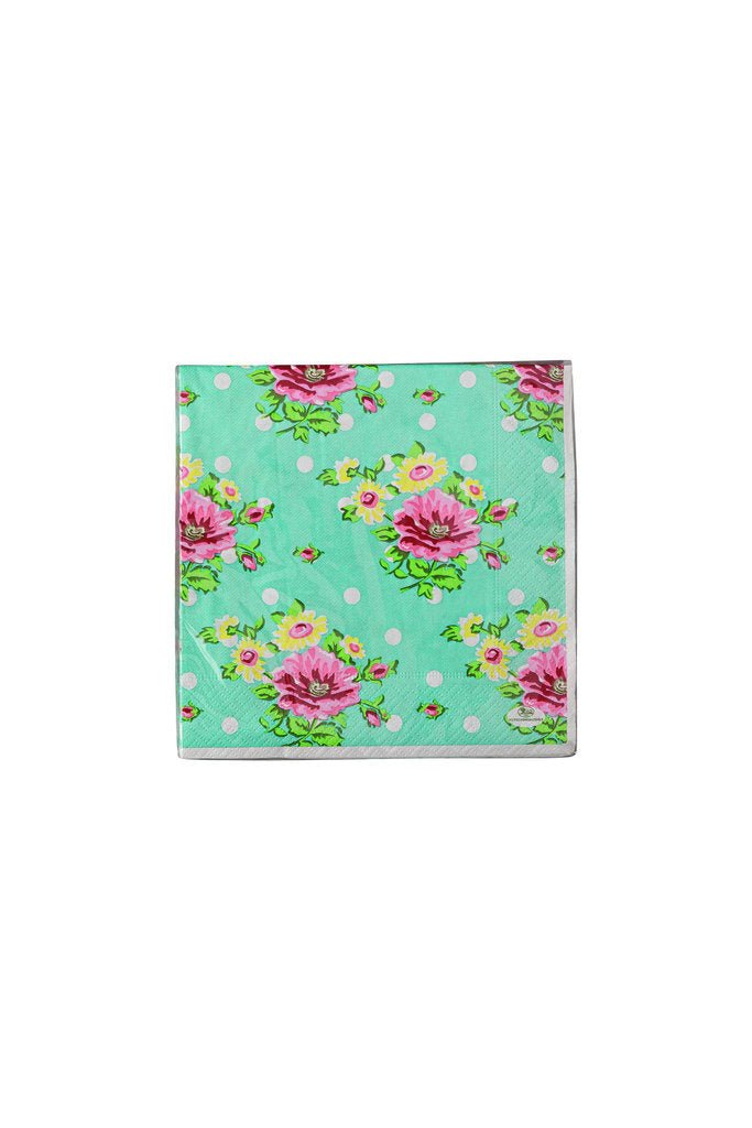 02433 - 726036 - 05214 - Hutschenreuther Ostern Springtime Flowers Türkis 'Servietten 33x33/20'