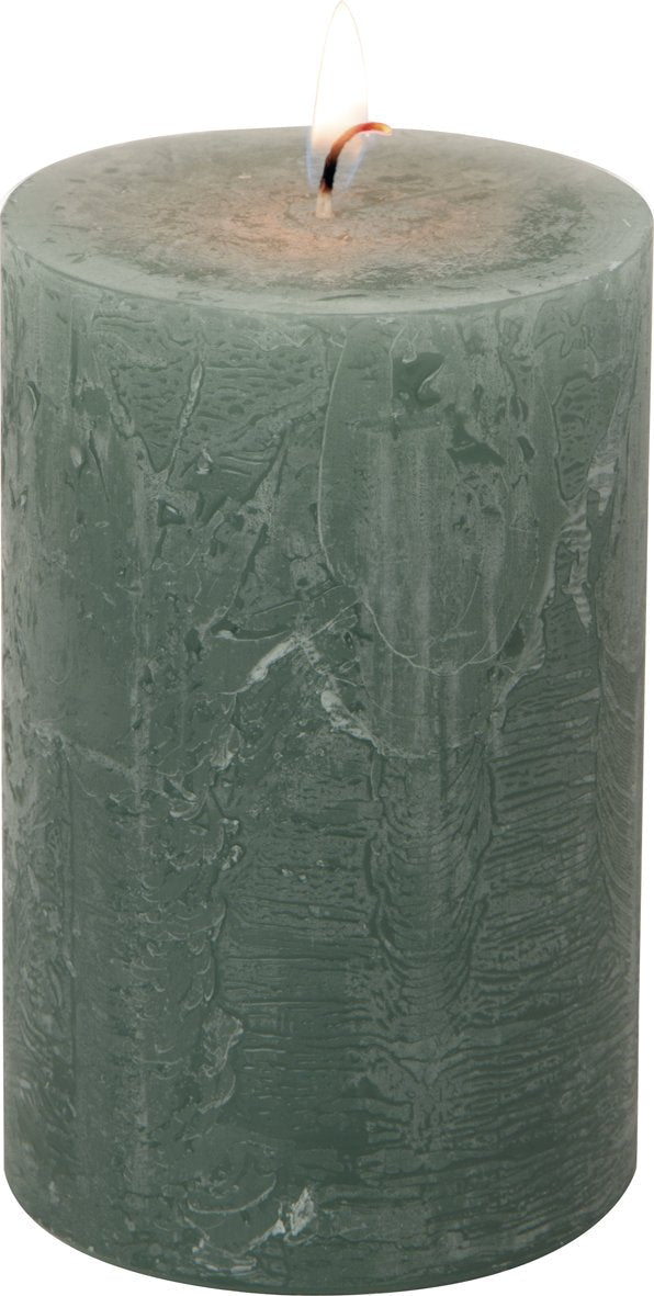 IHR - K141120 - IHR 'Stumpenkerze grün, D7 x 11 cm'