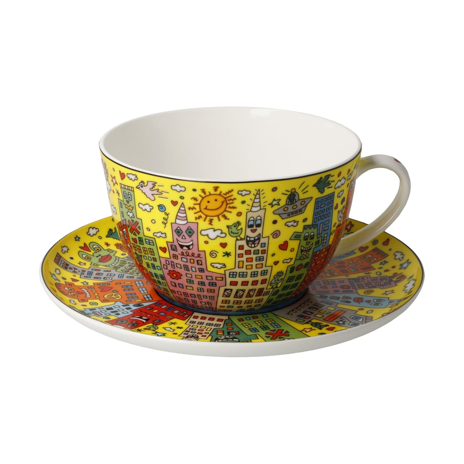 26103311 - James Rizzi - My New York City Sunset, Goebel, Milchkaffeetasse, 2024