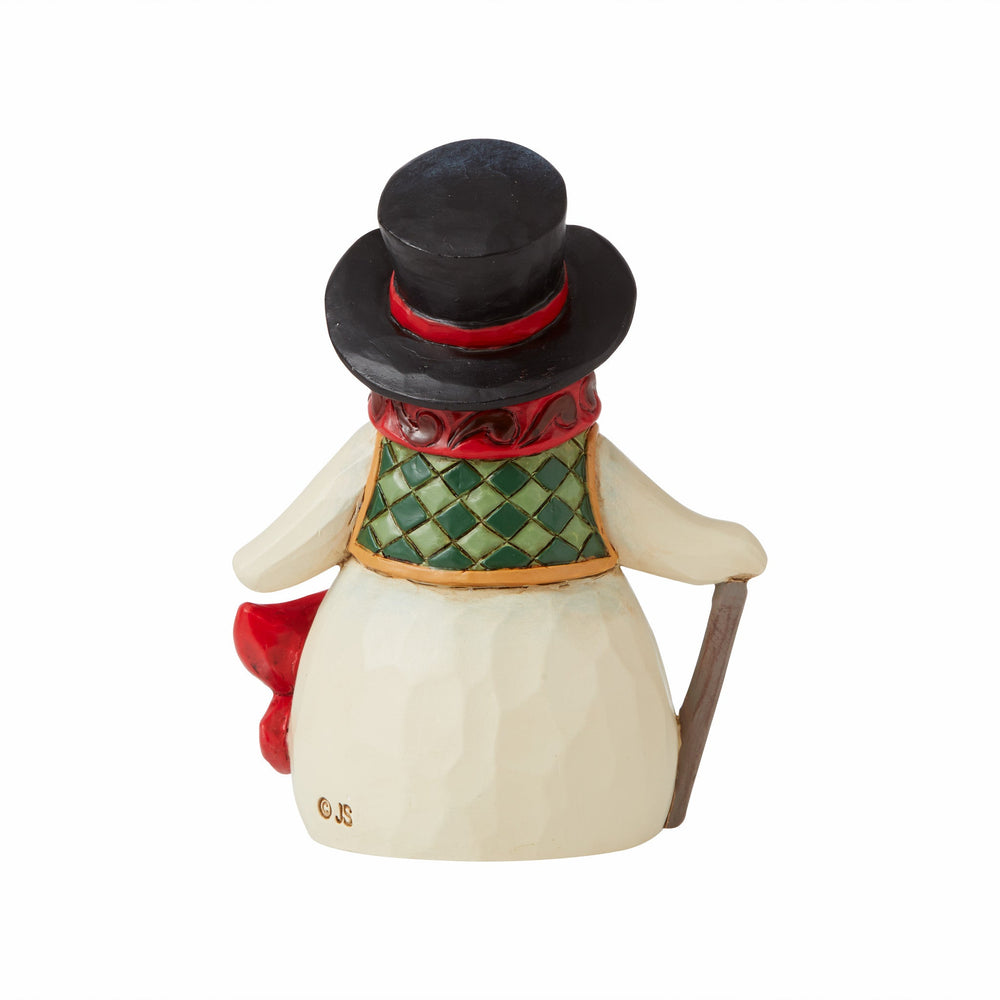 Jim Shore - Christmas Figurines 'Mini Snowman with Long Scarf Figurine N' 2021-6009008