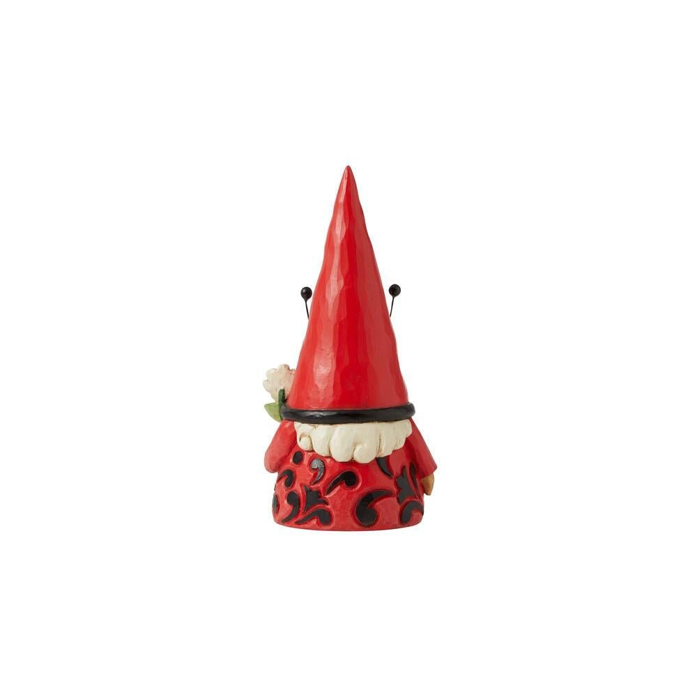 6010288 - Jim Shore - Figur 'Ladybug Gnome Figurine - Marienkäfer Gnom Figur - 16,5cm' 2022