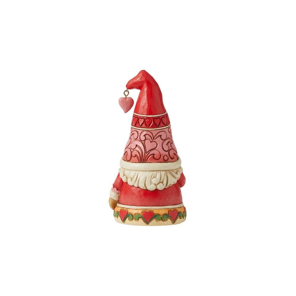 6010272 - Jim Shore - Figur 'Love Gnome with Red Hearts Hat - 13cm' 2022