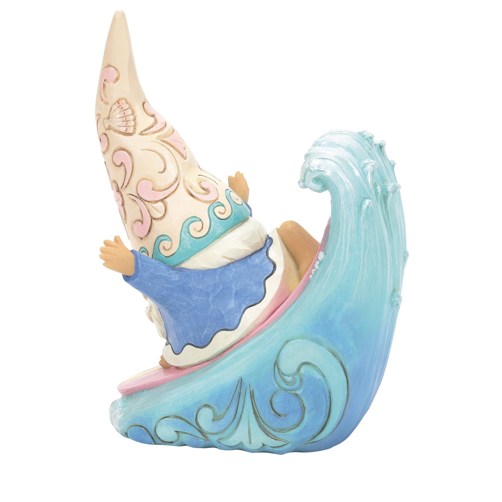 6012796 - Jim Shore Figuren - Küstenzwerg - Surfen - Coastal Gnome Surfin - 14cm
