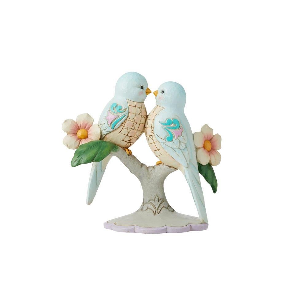 6010270 - Jim Shore - Figurines 'Lovebirds on Floral Branches' 2022