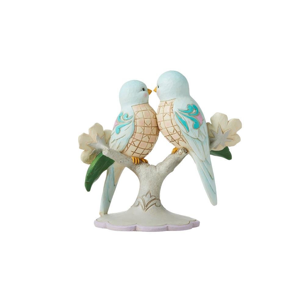 6010270 - Jim Shore - Figurines 'Lovebirds on Floral Branches' 2022