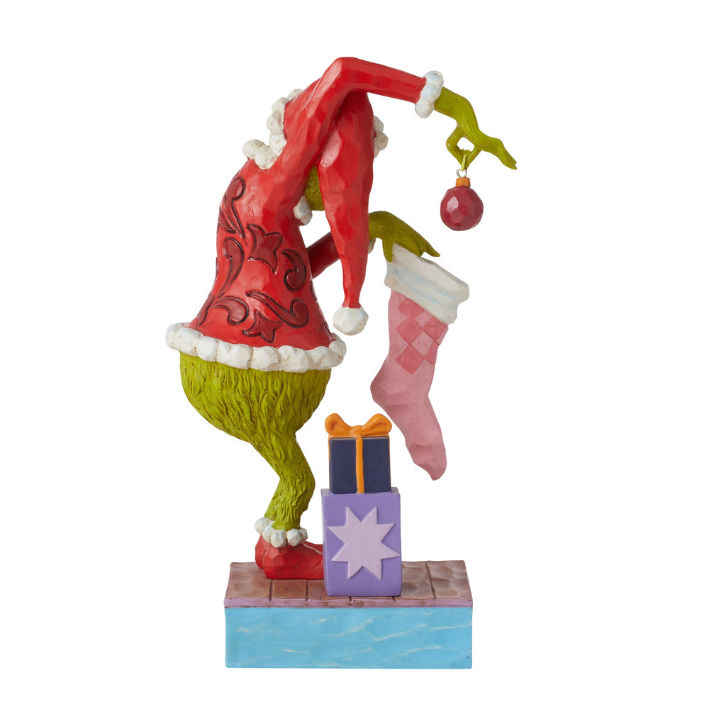 Jim Shore - Grinch 'Grinch Holding Stocking N' 2022-6010781
