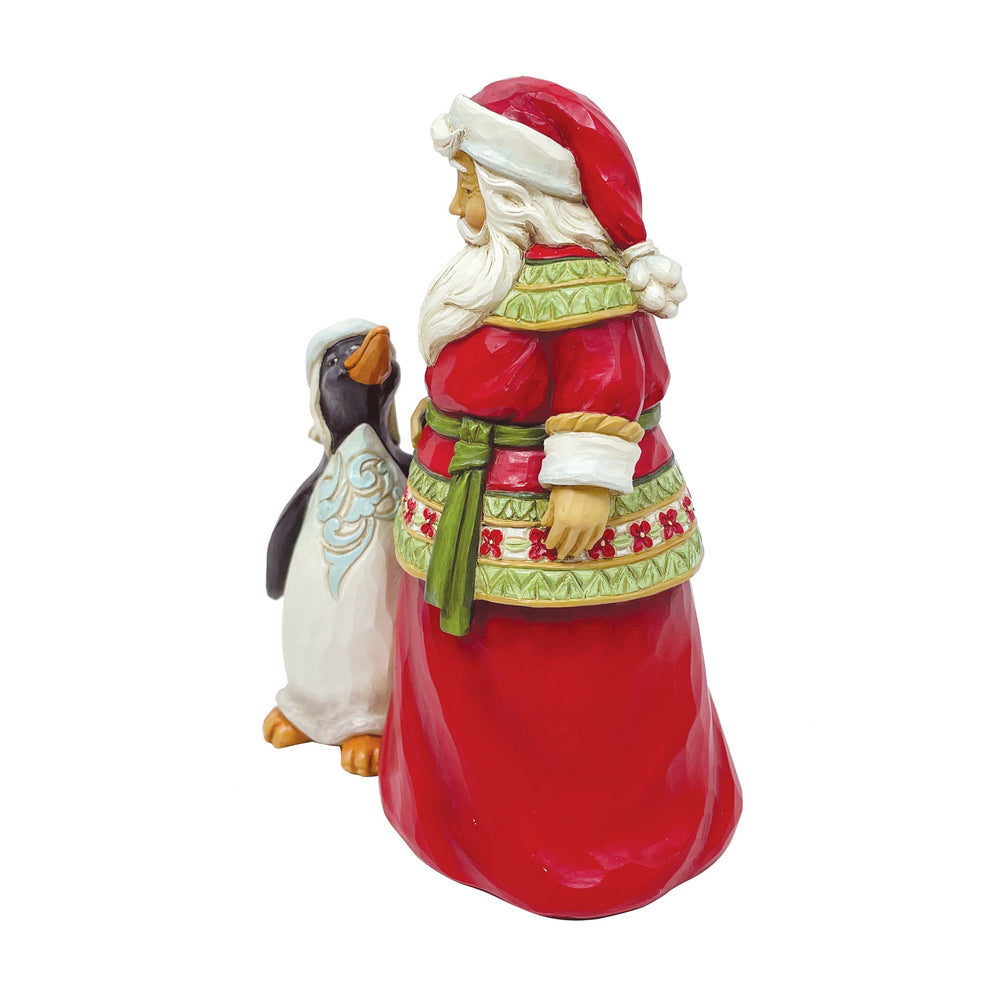 Jim Shore Santa 'Kleiner Weihnachtsmann mit Freund 13cm' 2023-6012967