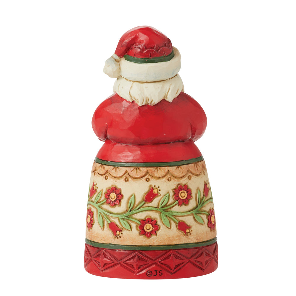 Jim Shore Santa 'Weihnachtsmann mit Herz Mini-Figur - 9,5cm' 2023-6012959