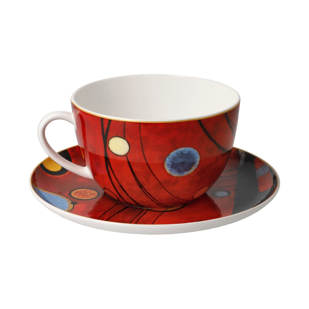 Kandinsky - Schweres Rot, Goebel, Milchkaffeetasse, 2024-67075031