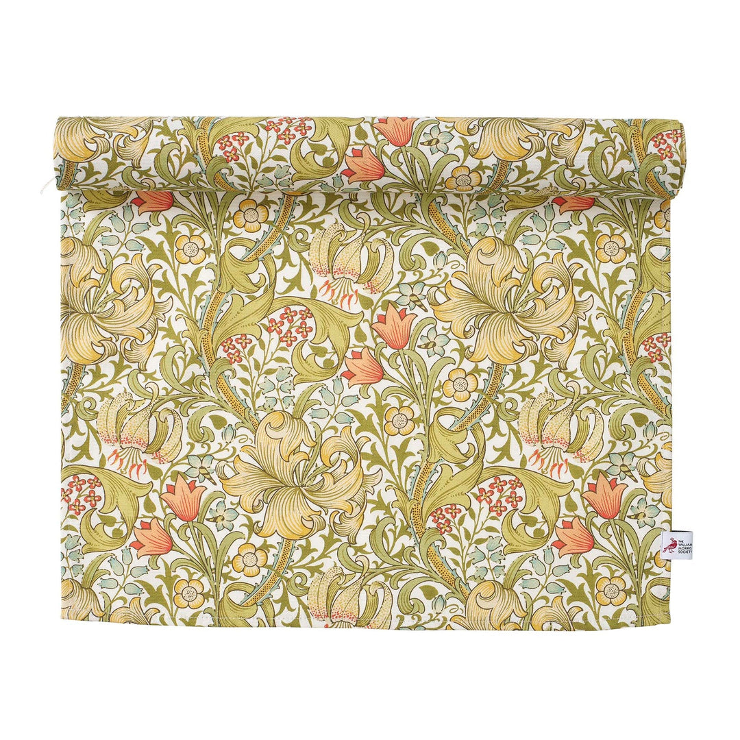 KLIPPAN - Läufer Golden Lily, gewebte Baumwolle (für Tisch), 100x45cm-KLI-520423