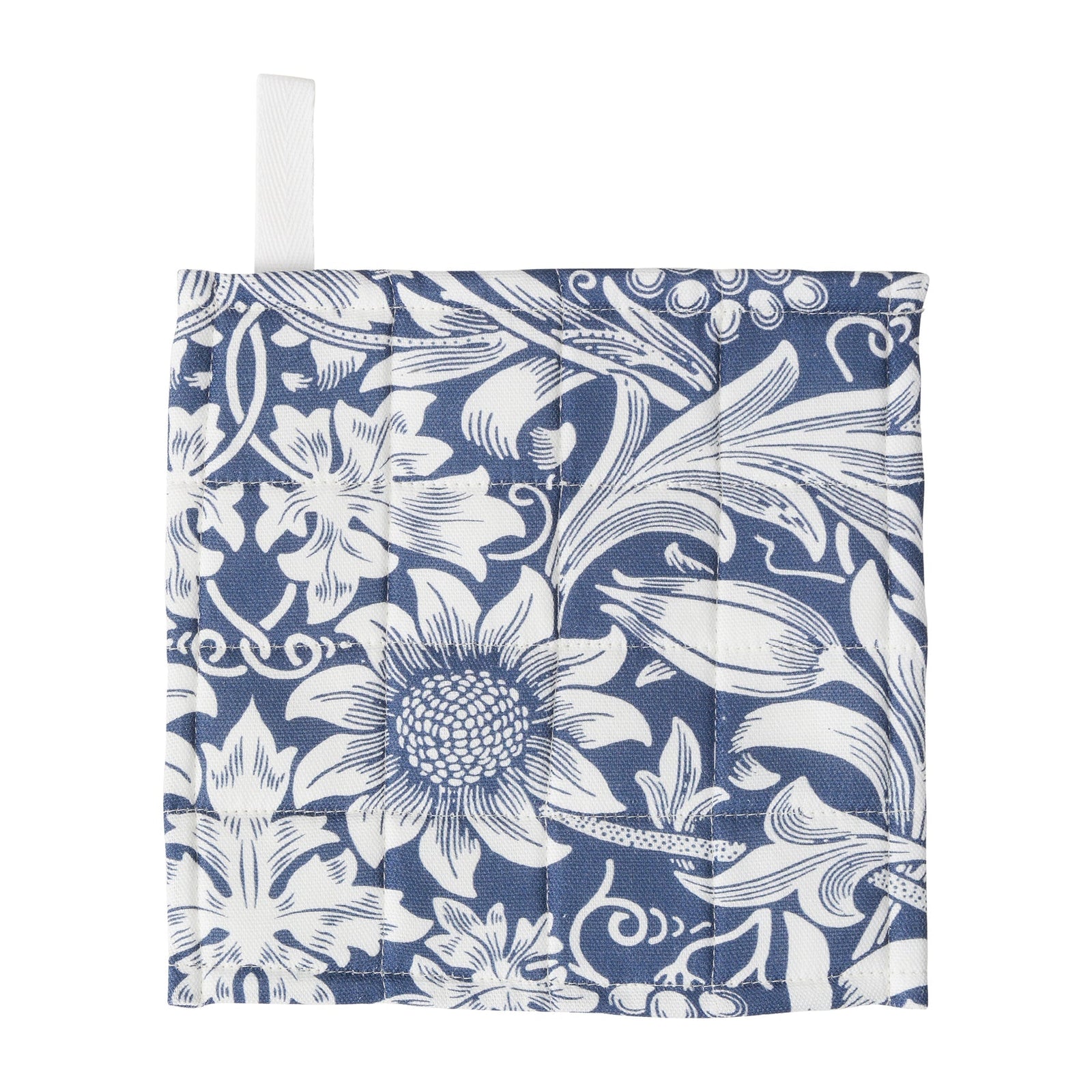 KLI - 521006 - KLIPPAN - Topflappen Sunflower dark denim, gewebte Baumwolle 20x20cm