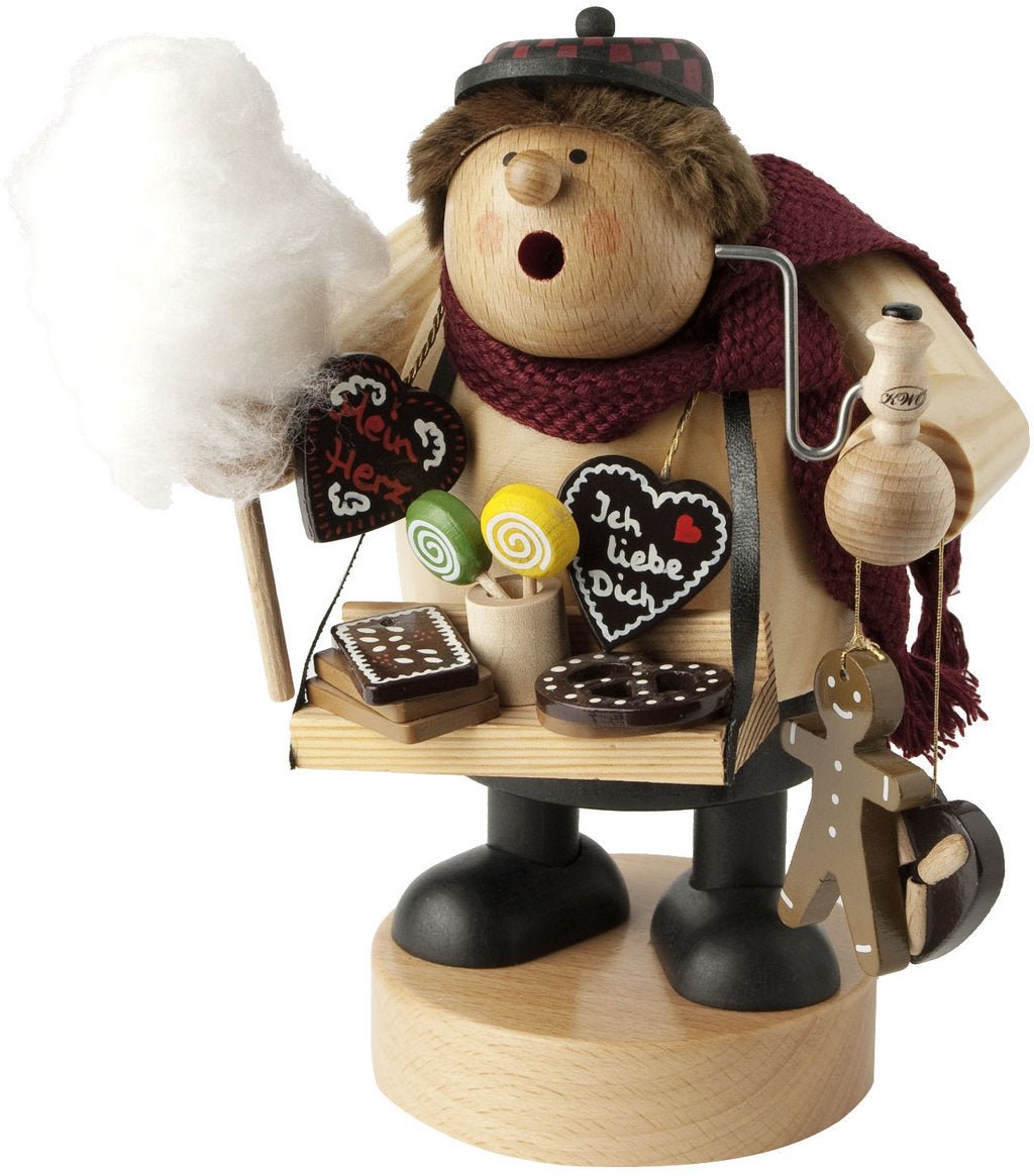 KWO - A21648 - KWO - Räuchermann Lebkuchenverkäufer, Holzkunst, 18cm