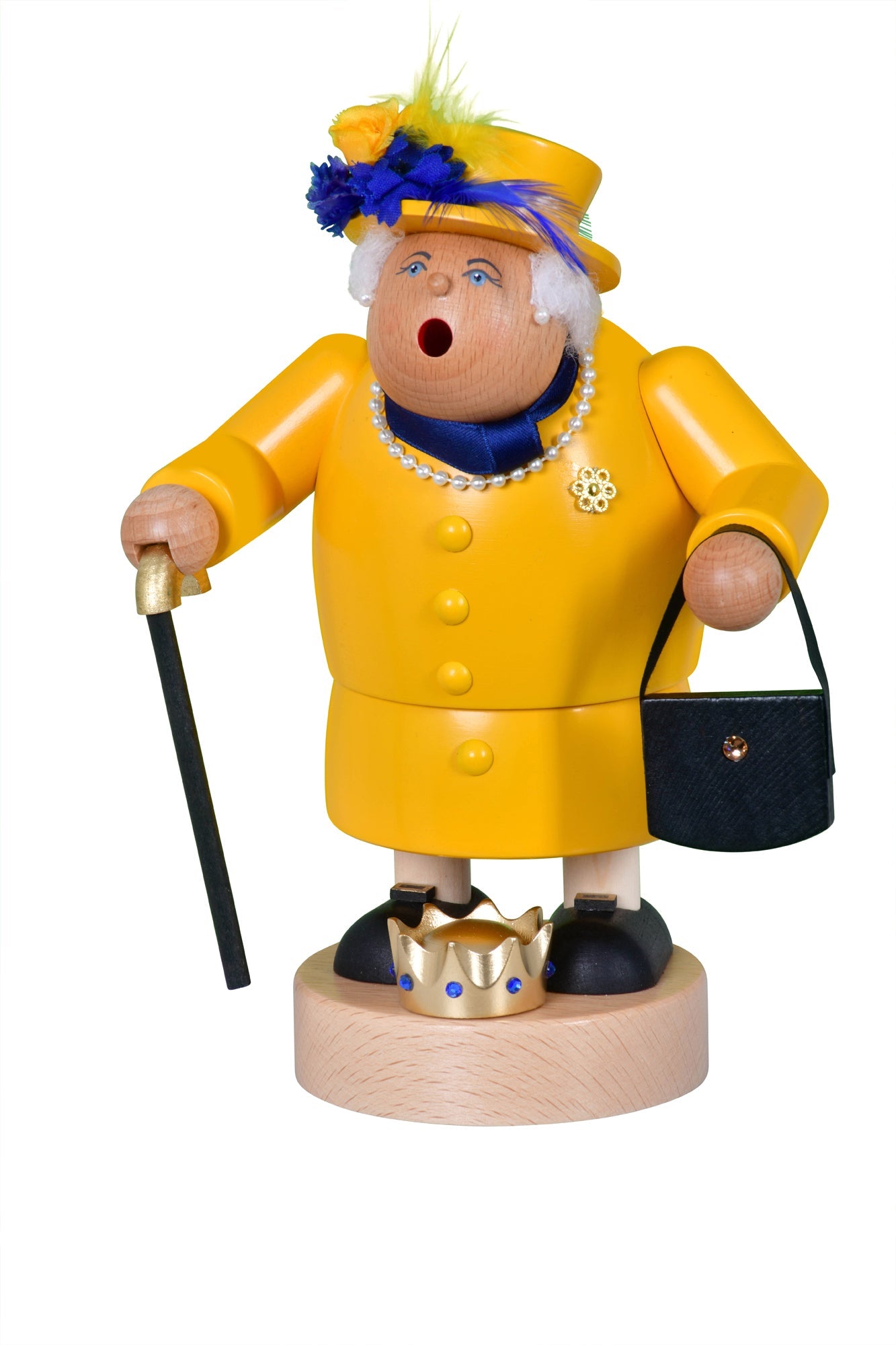 KWO - 21427 - KWO - Räuchermann Queen, Holzkunst, 20cm