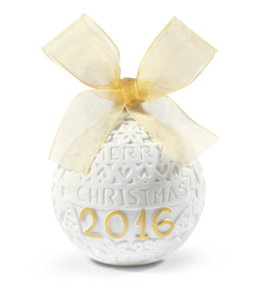 010 - 18412 - LLADRO® Figur »2016 WEIHNACHTSKUGEL (RE - DECO) - 10x9x9 cm - Limited year of edition« 01018412