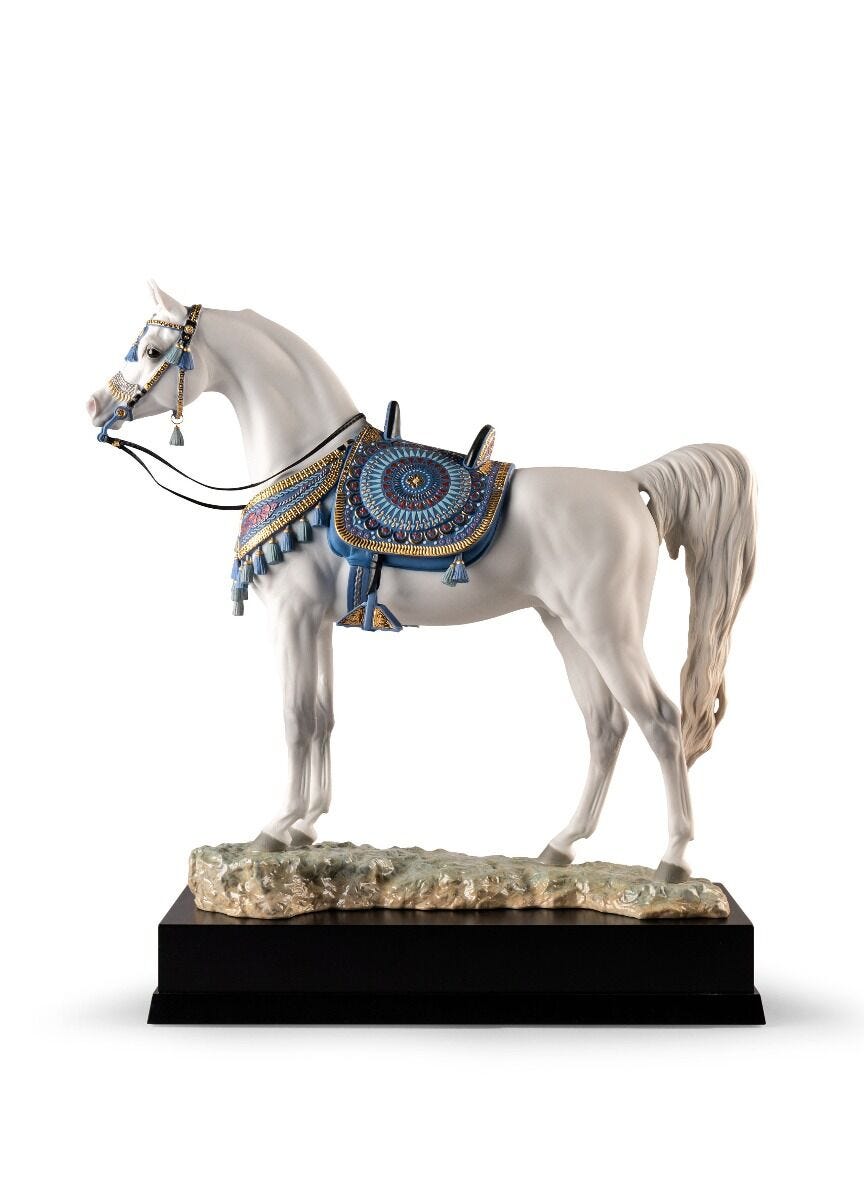 010 - 02020 - LLADRO® Figur »Arabian Pure Breed Horse Sculpture limitiert 300 Stück« 01002020