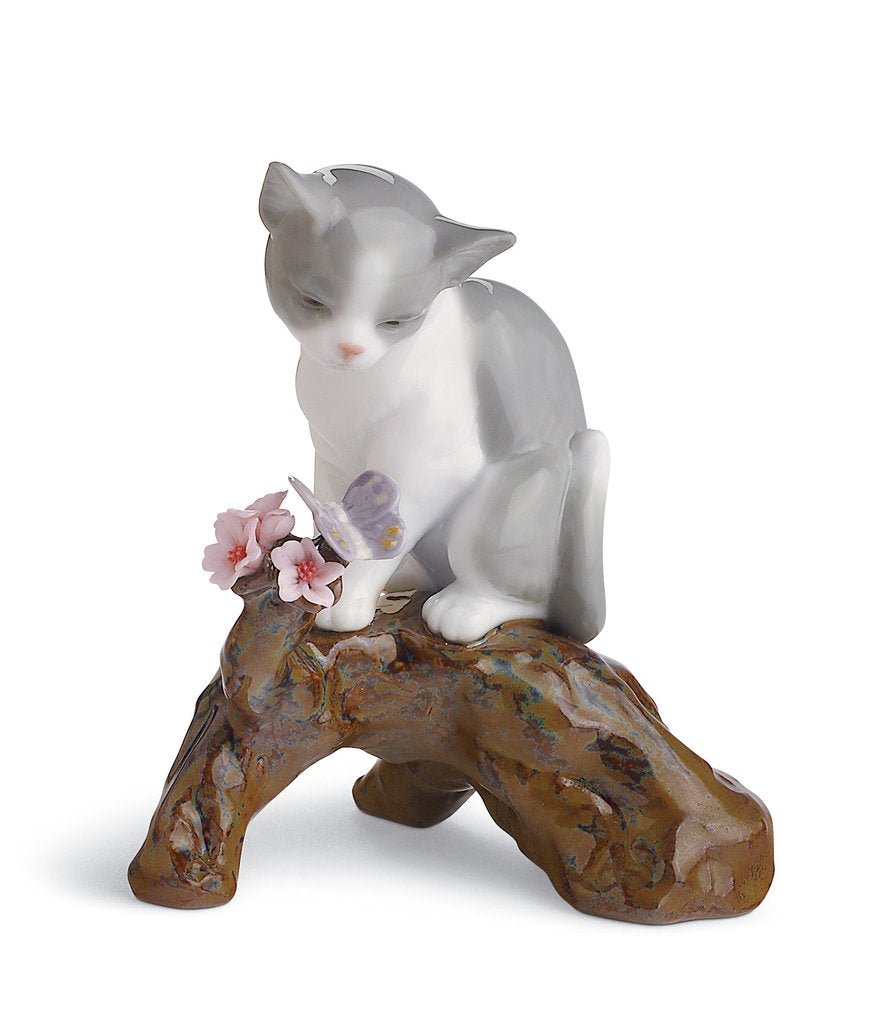 010 - 08382 - LLADRO® Figur »Blühende Jahreszeit Figur »Katze« 01008382