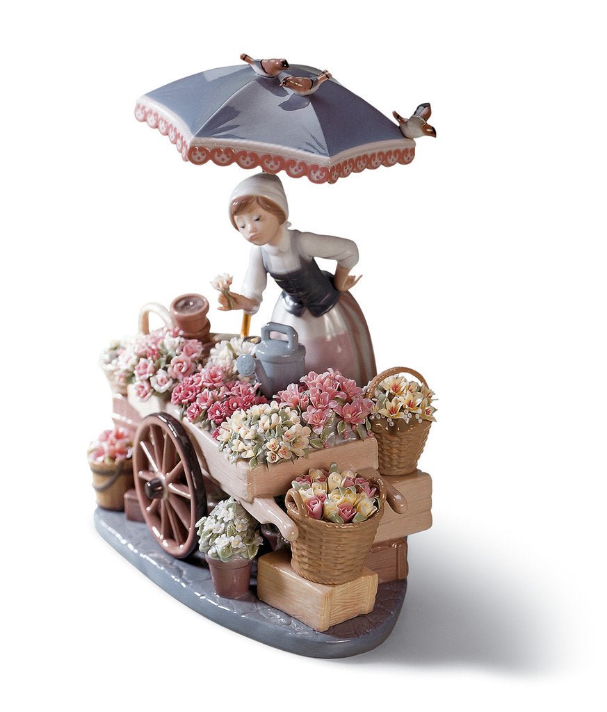 010 - 01454 - LLADRO® Figur »Blumenstand« 01001454