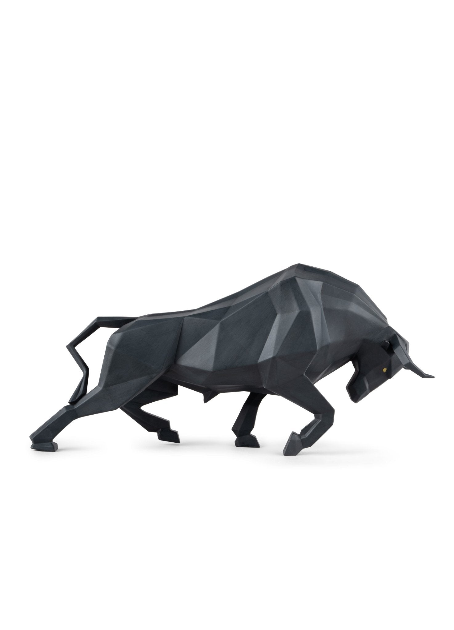 010 - 09593 - LLADRO® Figur »Bull (matte black) Sculpture - Stier (mattschwarz) 50cm lang « 01009593