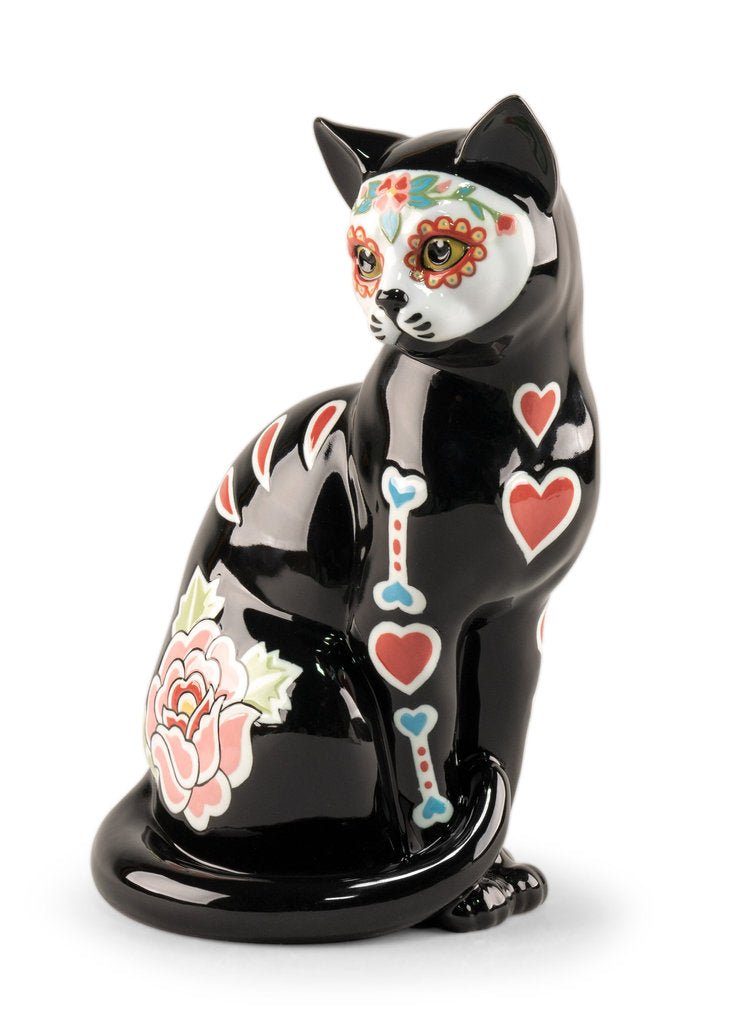 010 - 09481 - LLADRO® Figur 'Catrina Katzenfigur - Catrina Cat Figurine 31cm' 01009481