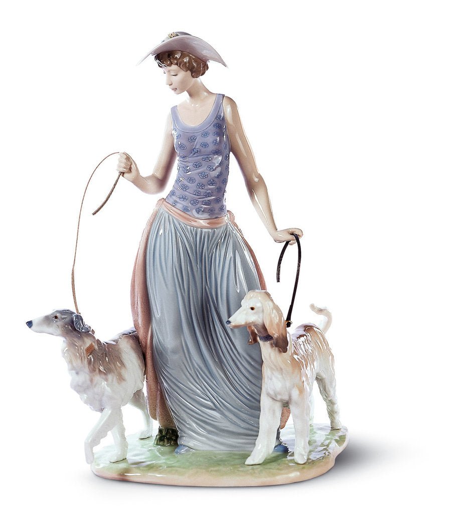 010 - 05802 - LLADRO® Figur »Dame mit Hündchen« 01005802