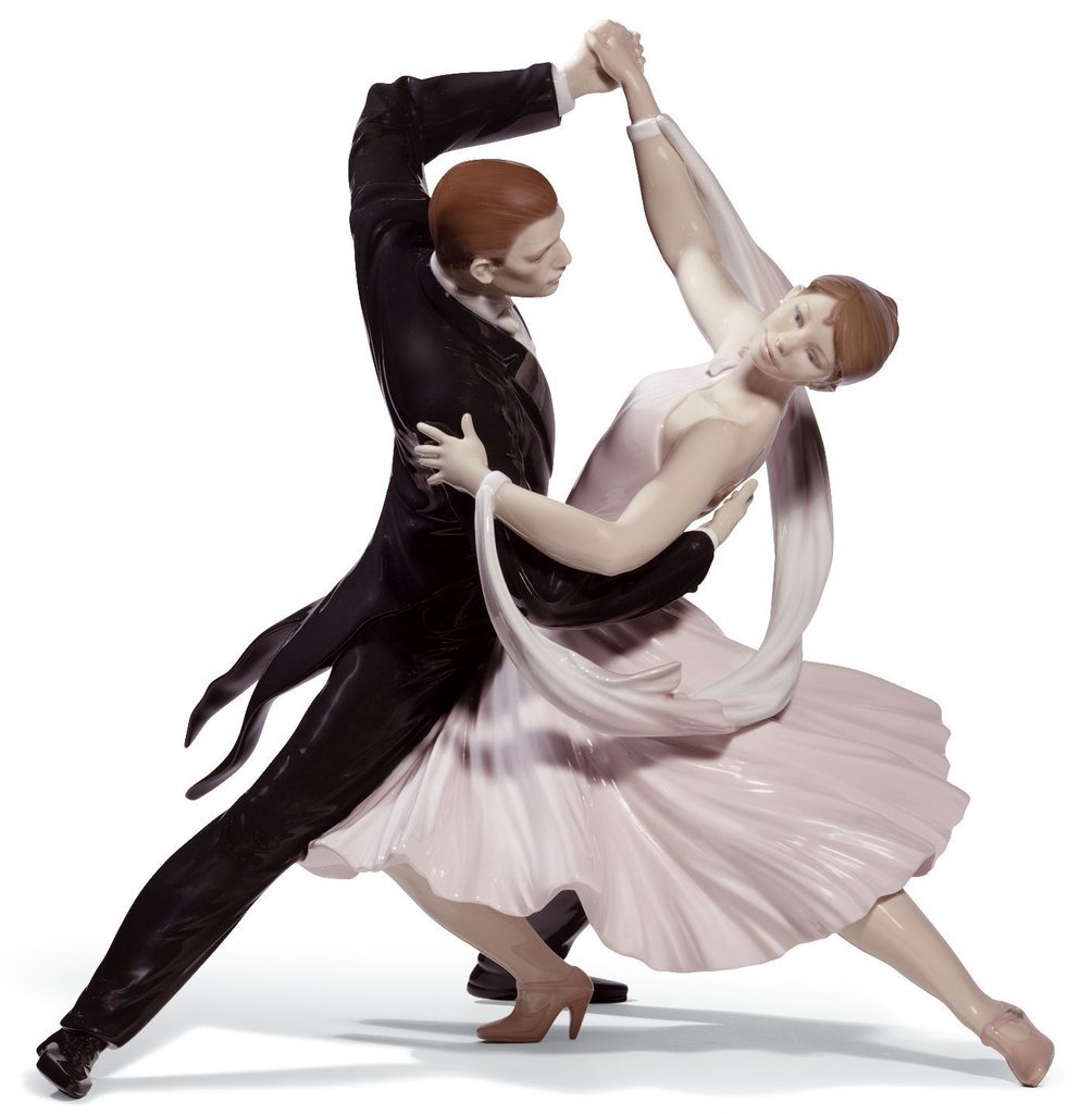 010 - 08638 - LLADRO® Figur »Eleganter Foxtrott limitiert auf 3000 Stück« 01008638