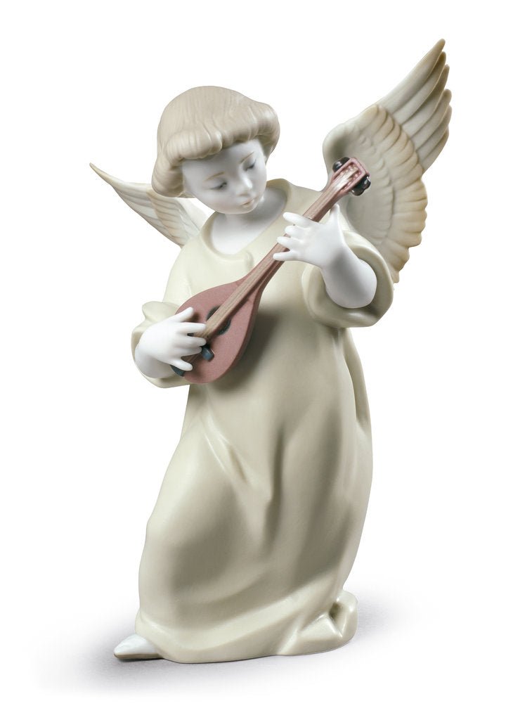 LLADRO® Figur »ENGEL MIT MANDOLINE - 21 cm« 01009185-010-09185