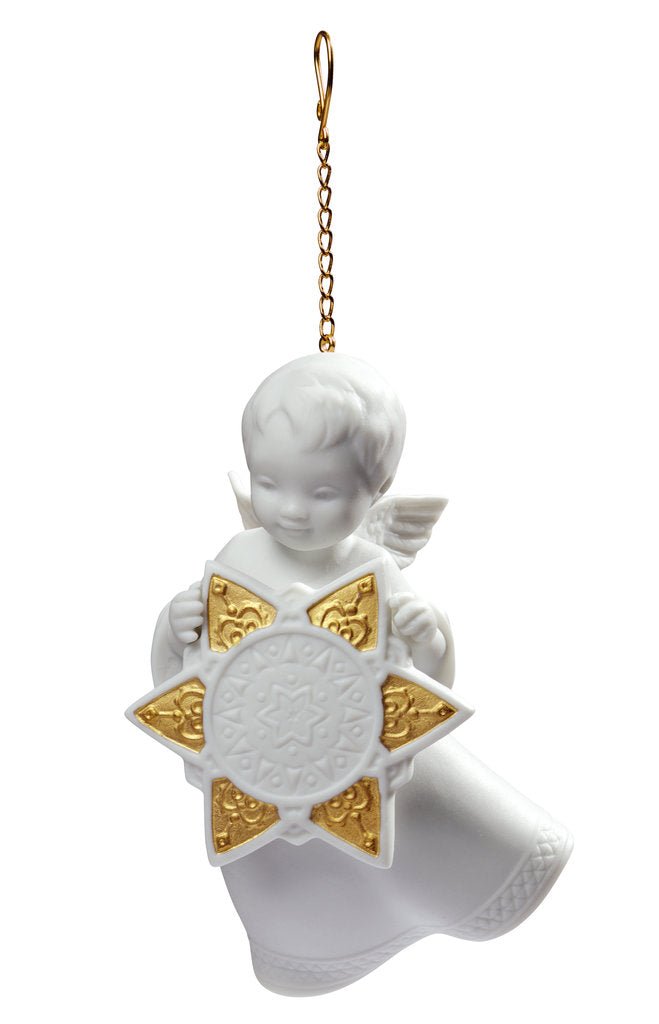 LLADRO® Figur »Engel mit Stern Figur »Ornament (Re-Deco) »10cm 01018379-010-18379