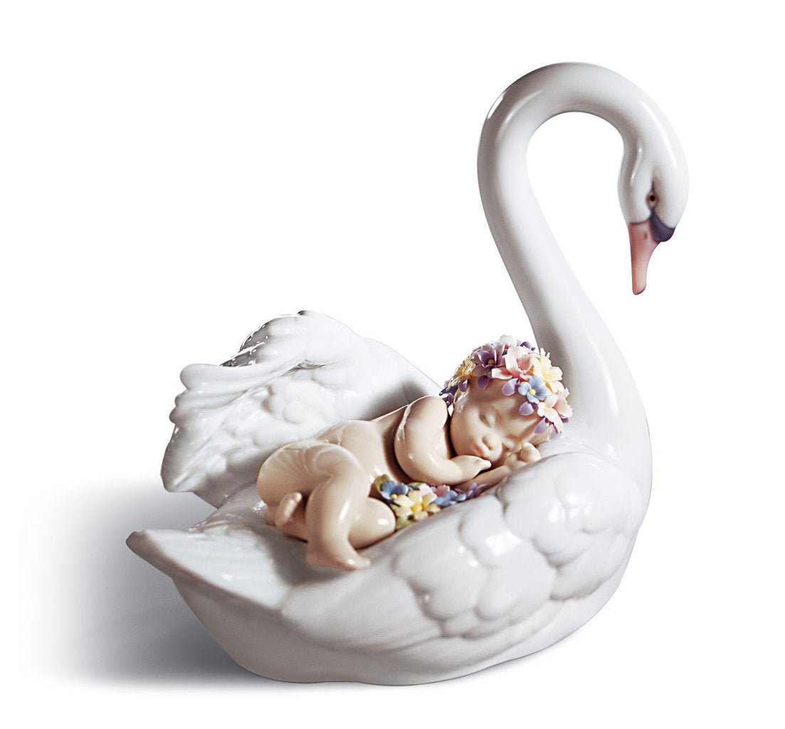 010 - 06758 - LLADRO® Figur »Fantastische Träume Figur »Schwan / Drifting Through Dreamland« 01006758
