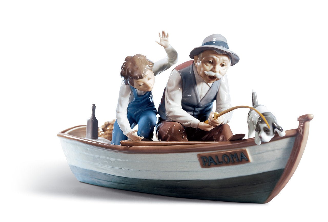 010 - 05215 - LLADRO® Figur »Fischer Im Boot« 01005215