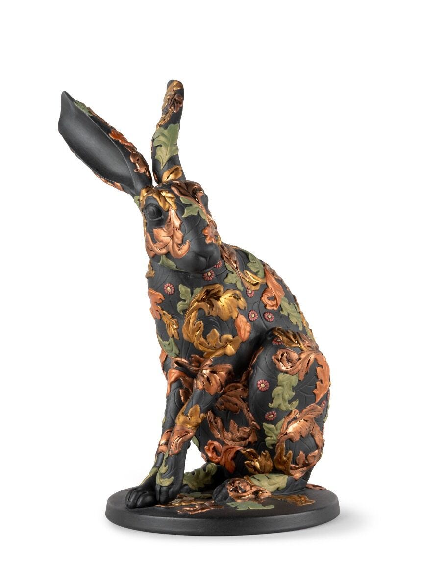 010 - 09583 - LLADRO® Figur »Forest Hare - Waldhase 32 cm - limitiert auf 2.000 Stück« 01009583