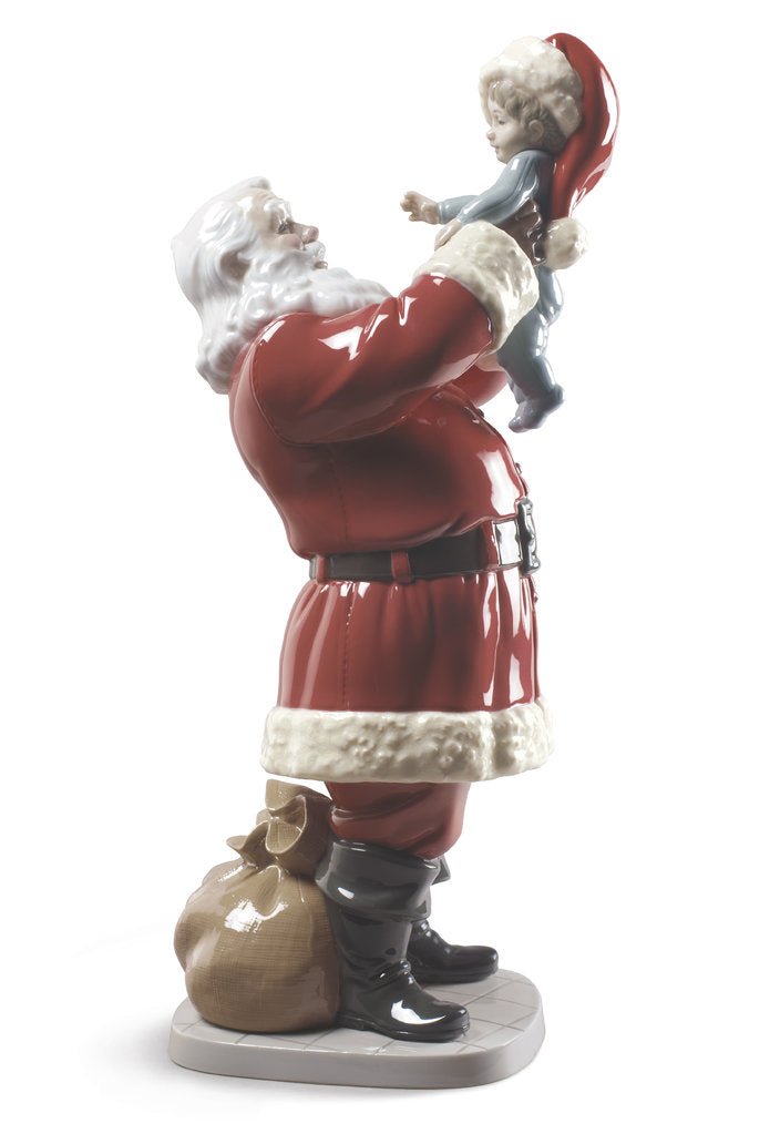 010 - 09254 - LLADRO® Figur »FROHE WEIHNACHTEN NIKOLAUS Höhe: 38 cm« 2017 01009254