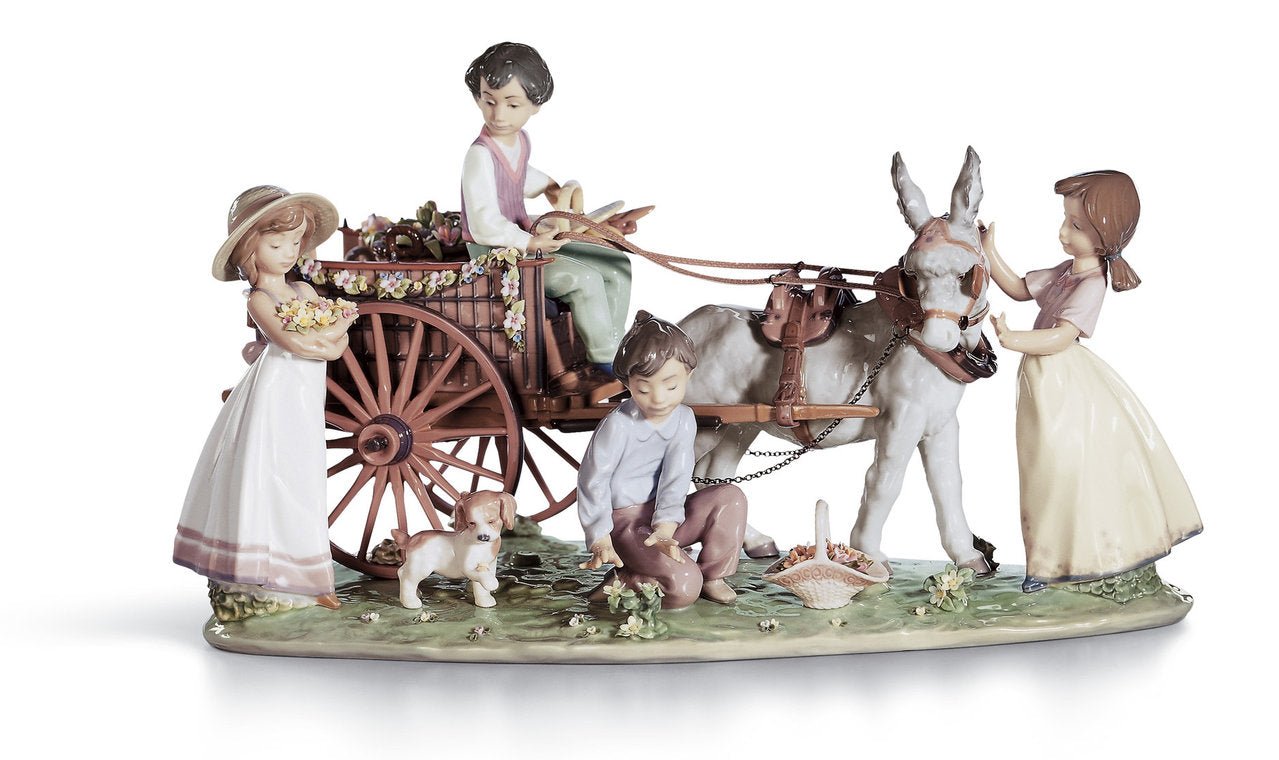 010 - 01797 - LLADRO® Figur »Fröhliche ausfahrt limitiert auf 3000 Stück« 01001797