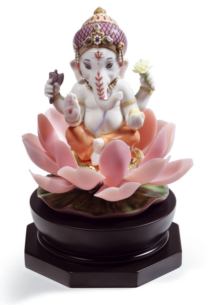 LLADRO® Figur »Ganesha auf Einem Lotus« 01008635-010-08635