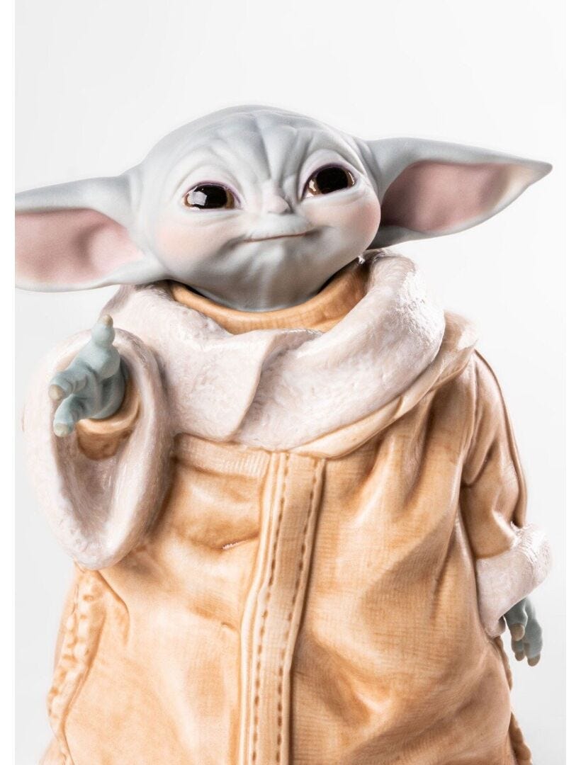 010 - 09422 - LLADRO® Figur Grogu Sculpture - Star Wars 15x14x11cm 01009422 2023