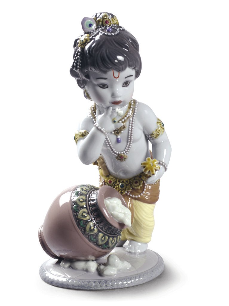 010 - 09190 - LLADRO® Figur »KRISHNA BUTTERTHIEF - 21 cm« 01009190
