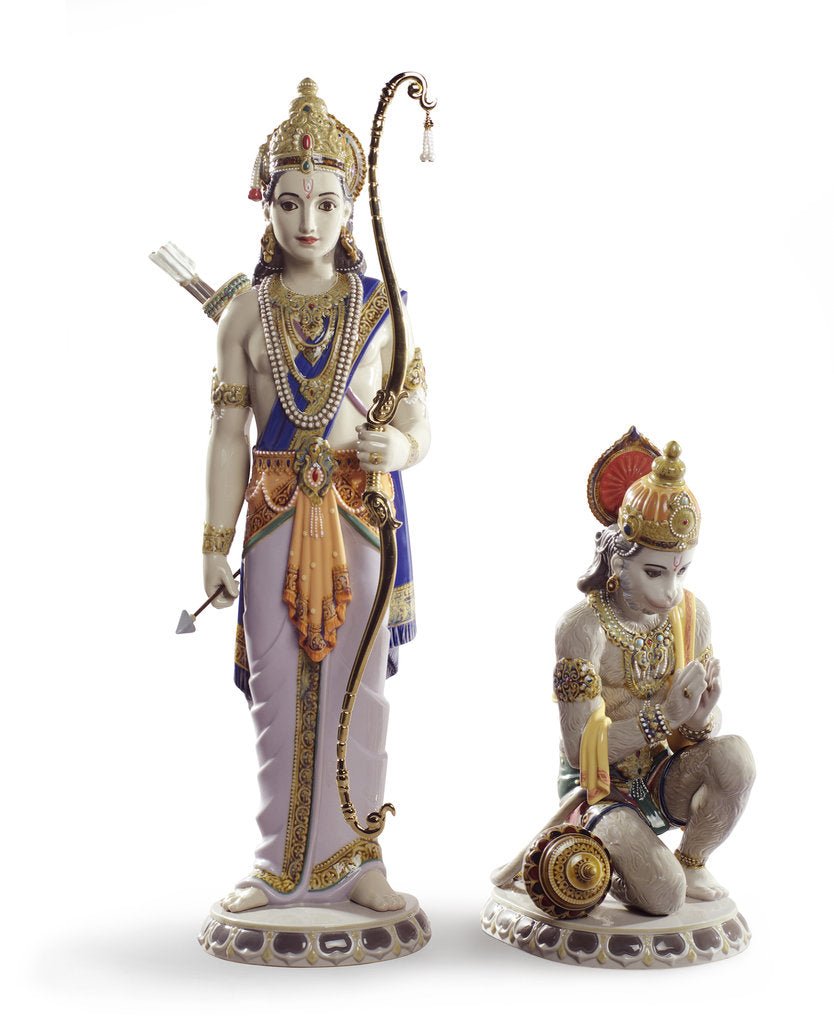 010 - 01972 - LLADRO® Figur »Lakshman Und Hanuman - 46 cm« limitiert e Figuren 01001972