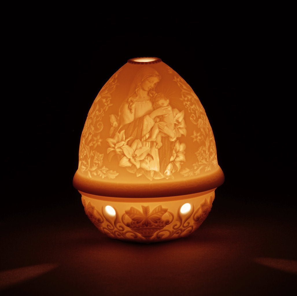 010 - 17343 - LLADRO® Figur »Lithophanie Figur »Madonna der Blumen Figur »12Cm« 01017343