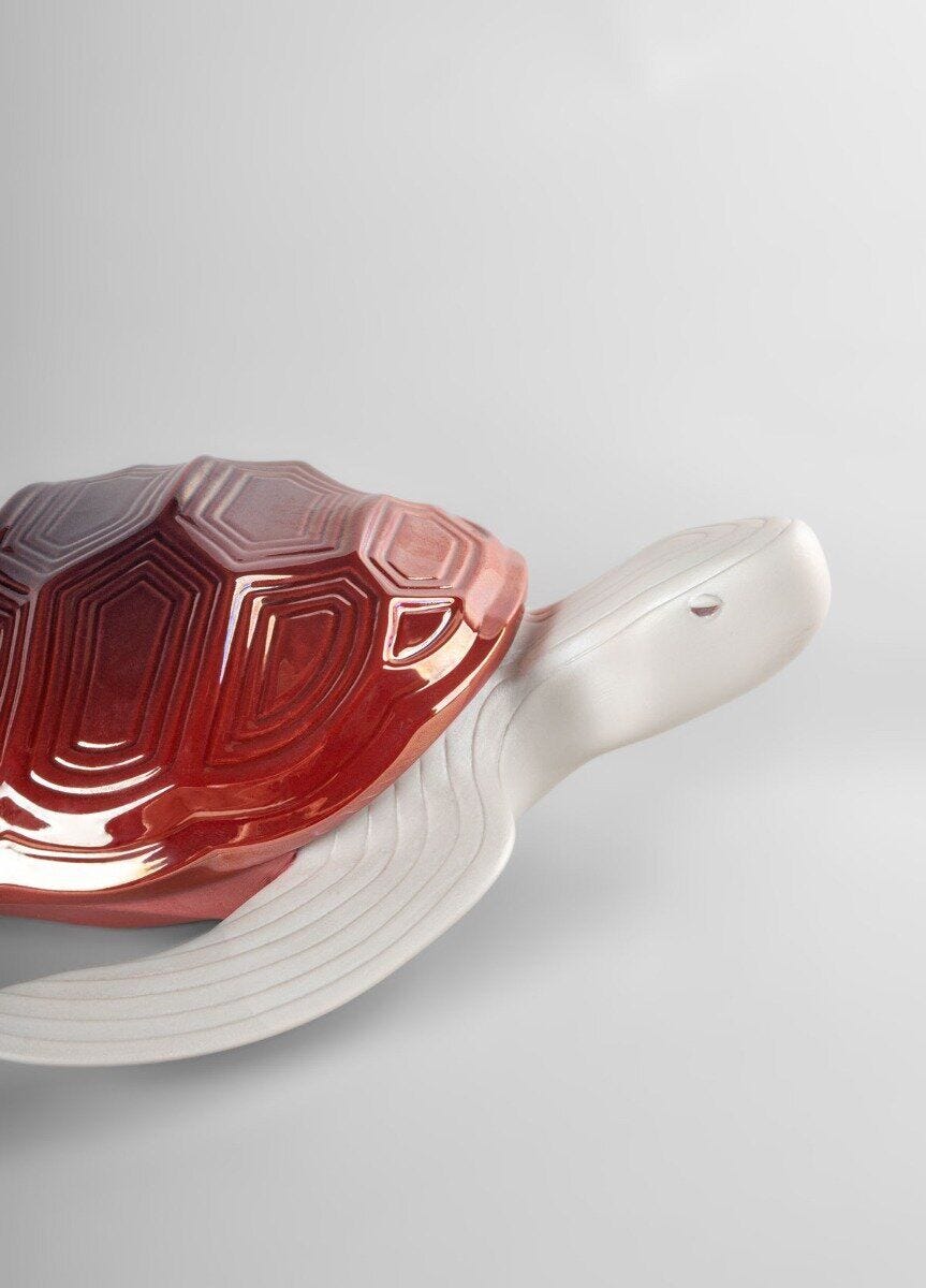 010 - 09674 - LLADRO® Figur little Turtle Sculpture 8x26x27cm 01009674 2023