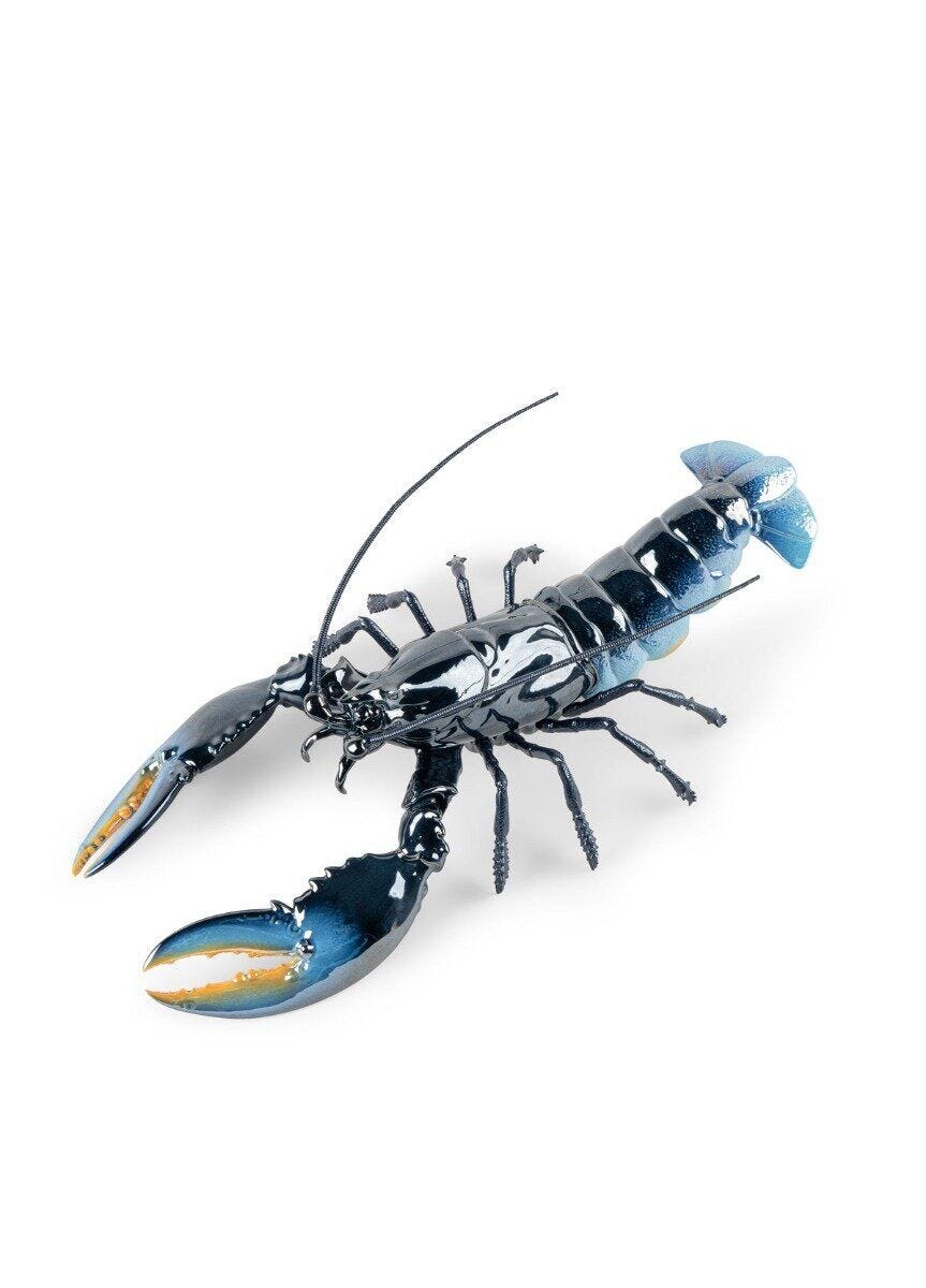 010 - 09693 - LLADRO® Figur Lobster Sculpture blau 13x45x22cm 01009693 2023