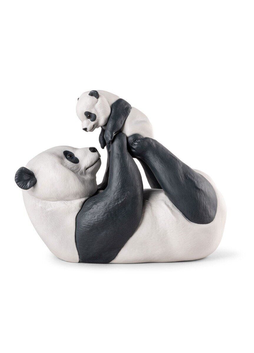 010 - 09685 - LLADRO® Figur Mama Panda 25x30x16cm 01009685 2023